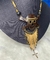 colar vintage de madeira trabalhado artesanalmente arte de pirata - comprar online