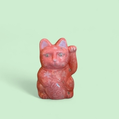 Gatito afortunado rojo