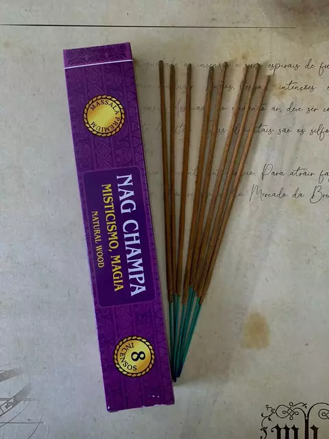 Incenso Massala Nag Champa Shakunthala Natural Wood – Misticismo e Magia Natural