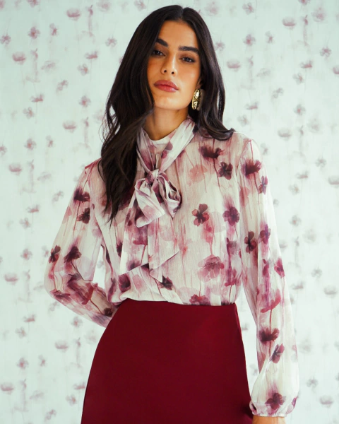 Blusa Luzia Rosa - comprar online