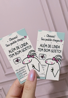 Cartão Flork além de linda tem bom gosto