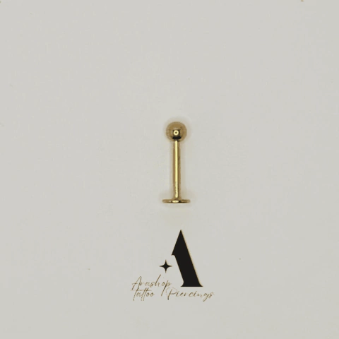 Labret básico pvd gold A0540