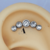 cluster labret aço A0425