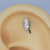 Labret Olho cravejado titânio TN0409