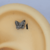 Labret MIni borboleta sem brilho TN0369
