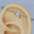 Transversal banhado modelo estrela B0403