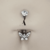 Umbigo borboleta titanio TN0715 - comprar online
