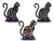 PORTA SAHUMERIOS GATO MDF 12 CM ALTO