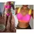 BLESSKISS-Conjunto de biquíni feminino push-up, maiô sexy, tanga, atadura de n - loja online