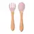 Imagem do Colher e garfo para alimentação do bebê, 2 peças, grau alimentar, dicas de s
