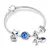 Cristal Coração Charme Pulseira para As Mulheres, Contas De Vidr na internet