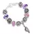 Cristal Coração Charme Pulseira para As Mulheres, Contas De Vidr - Vitrine Shop - Utilidades