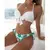 Biquínis sexy e conjunto de capas femininas, roupa de banho estampada, maiô de - loja online