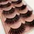 Eylash-cílios postiços de visão 5 pares, 1 caixa, maquiagem 3d