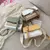 Gusure Small Leather Crossbody Bags para Mulheres, Cadeia Ombro Messenger Bag, L - comprar online
