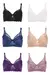 Sutiã de renda ajustável para mulheres, copo cheio, roupa interior fina, suti?