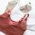 Roupa interior feminina não montar anel de aço lingerie tubo superior envolto