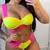 BLESSKISS-Conjunto de biquíni feminino push-up, maiô sexy, tanga, atadura de n - loja online