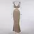 Vestido maxi criptográfico sem encosto feminino, cinta de espaguete, vestido de - loja online