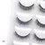 Eylash-cílios postiços de visão 5 pares, 1 caixa, maquiagem 3d na internet