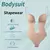 Modelador de corpo com decote em v profundo para mulheres, shapewear sem encosto na internet