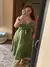 Vestido longo com decote em V
