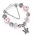 Cristal Coração Charme Pulseira para As Mulheres, Contas De Vidr na internet