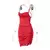 Dulzura-Mini Vestido de Alça de Cetim Feminino, Renda franzida, Bandagem Cruzad - loja online