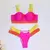 BLESSKISS-Conjunto de biquíni feminino push-up, maiô sexy, tanga, atadura de n - Vitrine Shop - Utilidades