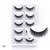 Eylash-cílios postiços de visão 5 pares, 1 caixa, maquiagem 3d - loja online
