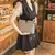 Bolsa de Ombro de Couro PU para Mulheres, Crossbody Messenger Bags, Chain Sling, - comprar online