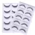 Eylash-cílios postiços de visão 5 pares, 1 caixa, maquiagem 3d - loja online