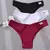 Imagem do Finetoo 3 pçs calcinha brasileira de algodão calcinha feminina v cintura g-str