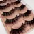Eylash-cílios postiços de visão 5 pares, 1 caixa, maquiagem 3d na internet