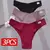 Finetoo 3 pçs calcinha brasileira de algodão calcinha feminina v cintura g-str - Vitrine Shop - Utilidades