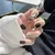 Dicas de unhas falsas de cobertura completa com cola, estilete preto, marrom, tr