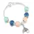 Cristal Coração Charme Pulseira para As Mulheres, Contas De Vidr - loja online