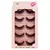 Eylash-cílios postiços de visão 5 pares, 1 caixa, maquiagem 3d - comprar online
