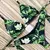 RUOTONGSEPT-Conjunto sexy de biquíni estampado para mulheres, maiô, bandagem, - comprar online