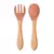 Colher e garfo para alimentação do bebê, 2 peças, grau alimentar, dicas de s - Vitrine Shop - Utilidades