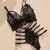 Conjunto de lingerie de renda sexy conjunto de roupa interior feminino transpare - loja online
