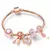 Cristal Coração Charme Pulseira para As Mulheres, Contas De Vidr - Vitrine Shop - Utilidades