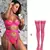 Conjunto de lingerie de renda sexy conjunto de roupa interior feminino transpare na internet