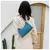 Bolsas femininas com zíper padrão crocodilo, sacos quadrados simples e pequeno - comprar online