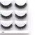 Eylash-cílios postiços de visão 5 pares, 1 caixa, maquiagem 3d - comprar online