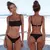 Conjunto de biquíni de 2 peças para mulheres, maiô, sutiã push up, cuecas se - comprar online