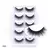 Eylash-cílios postiços de visão 5 pares, 1 caixa, maquiagem 3d - comprar online