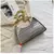 Bolsas femininas com zíper padrão crocodilo, sacos quadrados simples e pequeno na internet