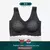 Roupa íntima de látex sem costura para mulheres, colete esportivo, laço trase