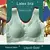 Roupa íntima de látex sem costura para mulheres, colete esportivo, laço trase - comprar online